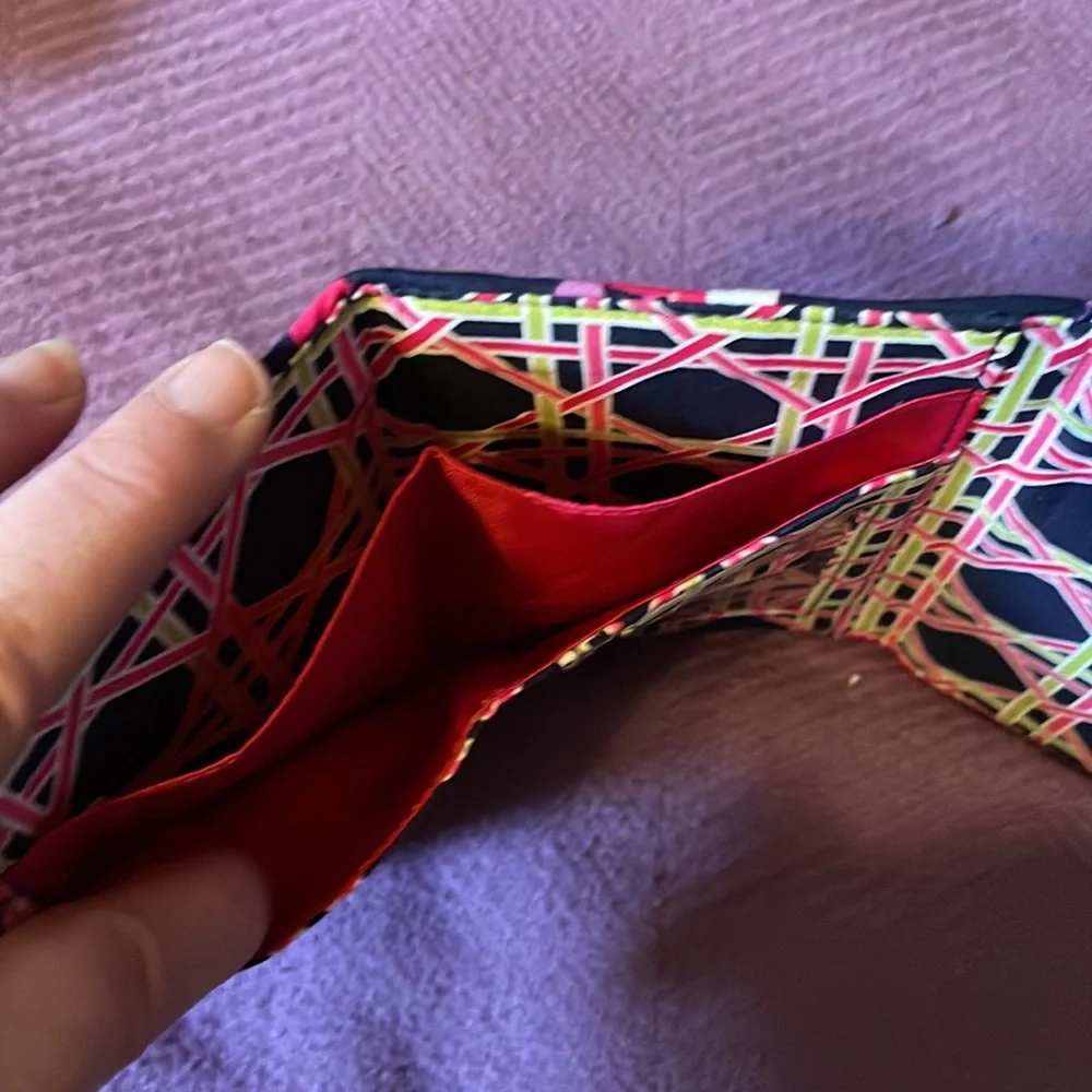 Vera Bradley Euro Wallet - Ribbons